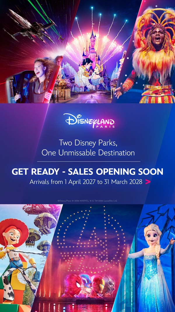 Pre Register for 2027 Disnetland Paris Holidays
