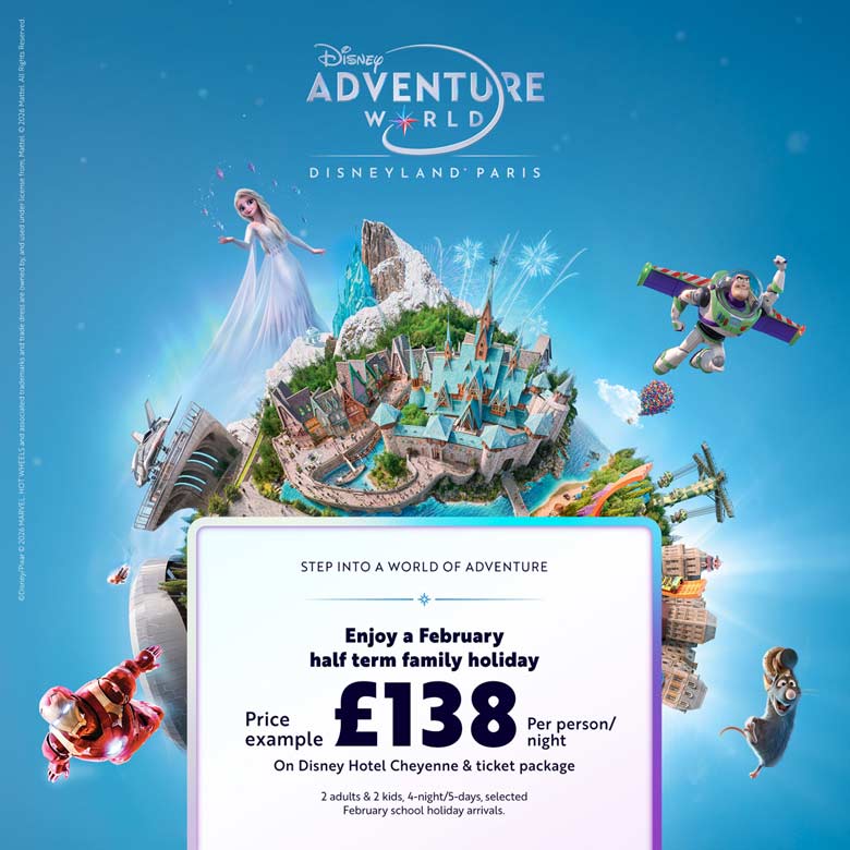February Half Term Adventure World Offer