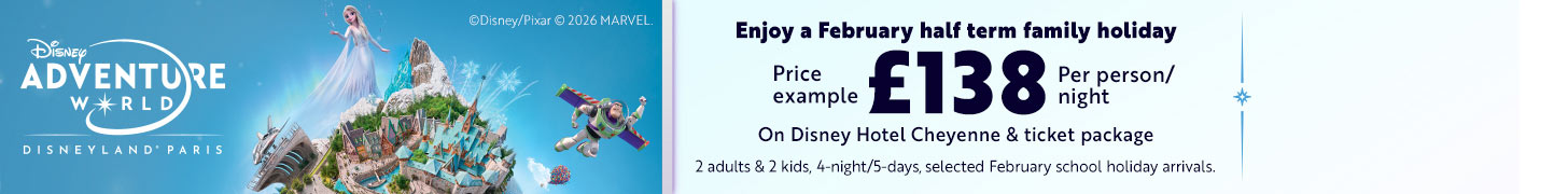 February Half Term Adventure World Offer
